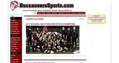 Desktop Screenshot of buccaneerssports.com